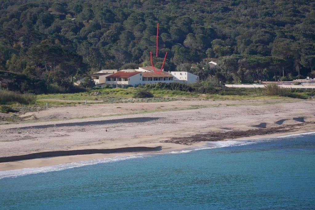 La Belle Vie F4 Bord De Plage Avec Jardin Calcatoggio  Exteriör bild
